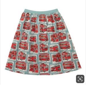 Cath Kidston London Buses Skirt s/m